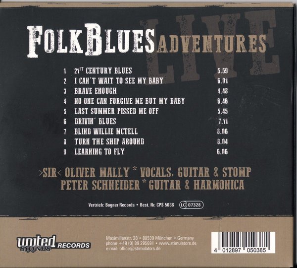 Folk Blues Adventures - „Sir“ Oliver Mally & Peter Schneider