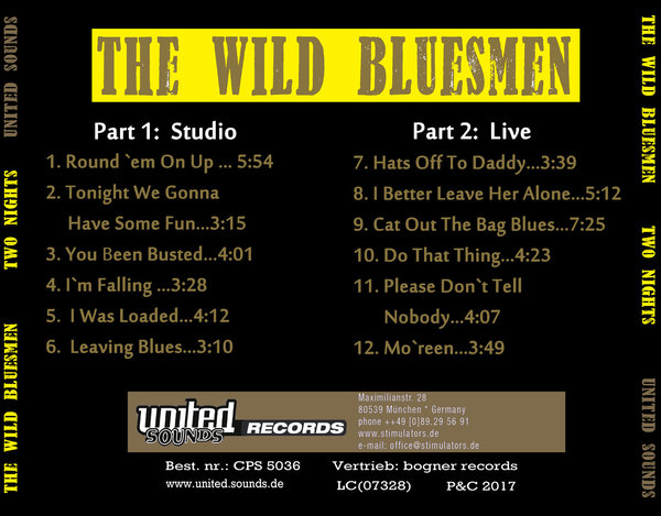 Two Nights - The Wild Bluesmen
